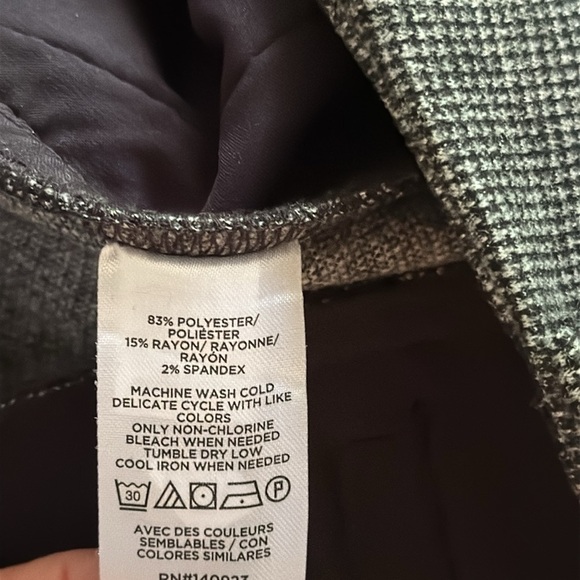 LOFT The Riviera Slim Pants in Brushed Houndstooth - Picture 9 of 13